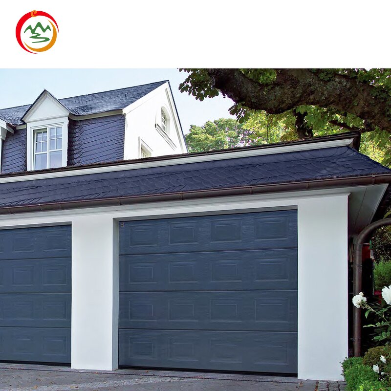 Automatic Garage Door Manufacturer - OEM Factory Price White Steel Plate Overhead Insulated