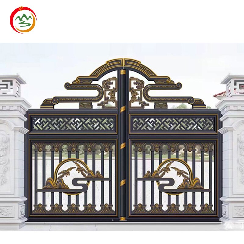 Aluminum Courtyard Door Factory - OEM Customized Wrought High Security Sliding Automatic