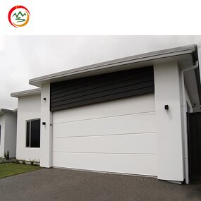 Automatic Garage Door Manufacturer - OEM Factory Price White Steel Plate Overhead Insulated