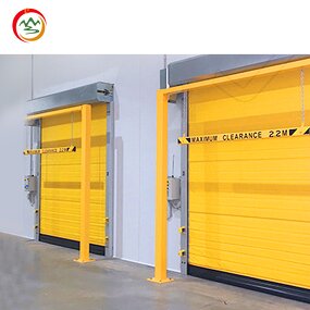 Food Storage Cold Room Door Manufacturer - OEM Freezer Room Self-repairing High Speed PVC