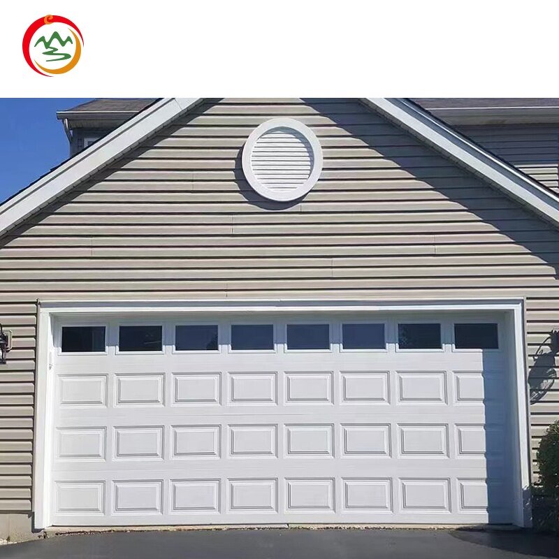 Modern Garage Door Factory - OEM 2024 New Small with Remote Control Glass Inserted