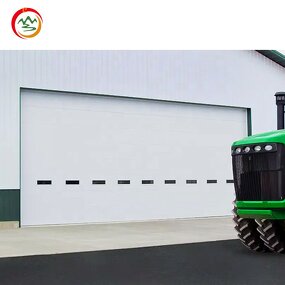 Warehouse Sectional Door Manufacturer - OEM Logistics Transparent Window Vertical Lift