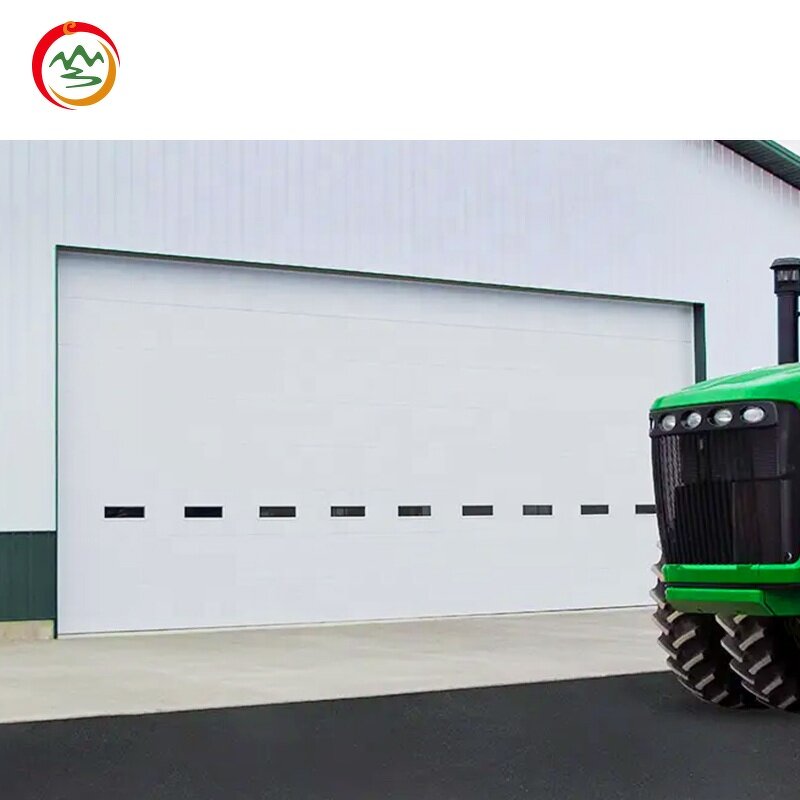 Warehouse Sectional Door Manufacturer - OEM Logistics Transparent Window Vertical Lift