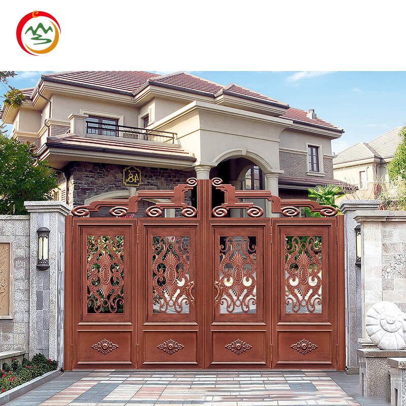 Courtyard Gate Factory - OEM Yard Pillar for Villa Custom Aluminum Security 90mm