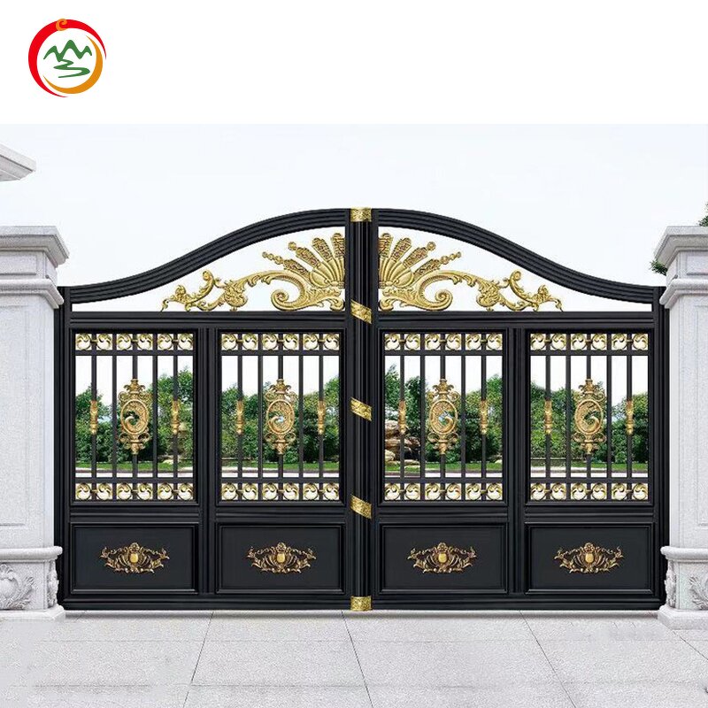 Aluminum Courtyard Door Factory - OEM Customized Wrought High Security Sliding Automatic