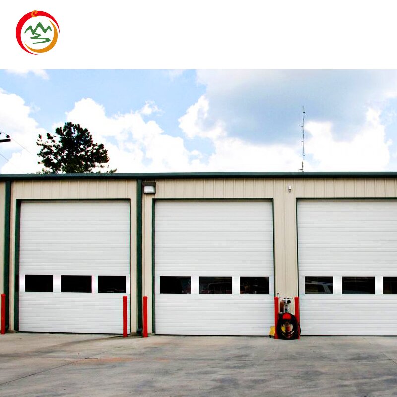 Industrial Overhead Door Factory - OEM Automatic Thermal Insulated Steel Vertical Lifting