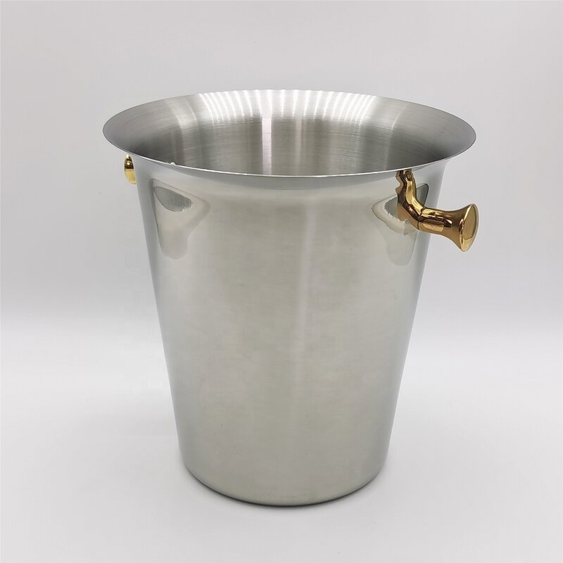Champagne Bucket Factory - OEM Stainless Steel with Double Ear Luxury Outdoor
