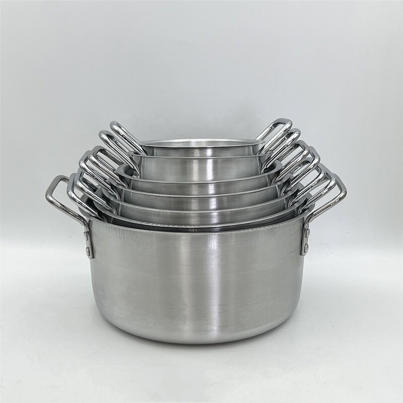Aluminium Cookware Set Manufacturer - OEM New Arrival 7 Pcs Different Weight Cooking Pot