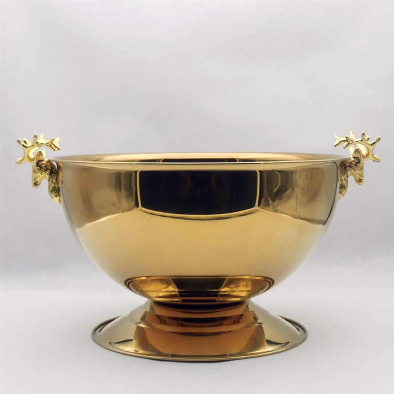 Red Wine Barrel Factory - OEM High Quality 13L Stainless Steel Deer Head European Style