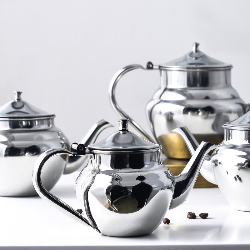 Arabic Turkish Kettle Manufacturer - OEM Hot Selling Stainless Steel Morocco Tea Pot