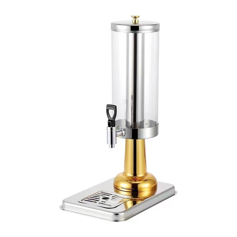 Juice Dispenser Manufacturer - OEM 3-6L Stainless Steel Beverage 2 Tanks Hot Cold