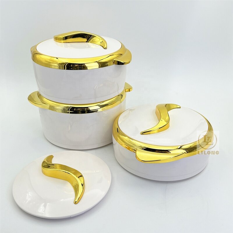 Insulated Hot Pot Set Factory - OEM Luxury Home Use 3 Pcs Set Stainless Steel