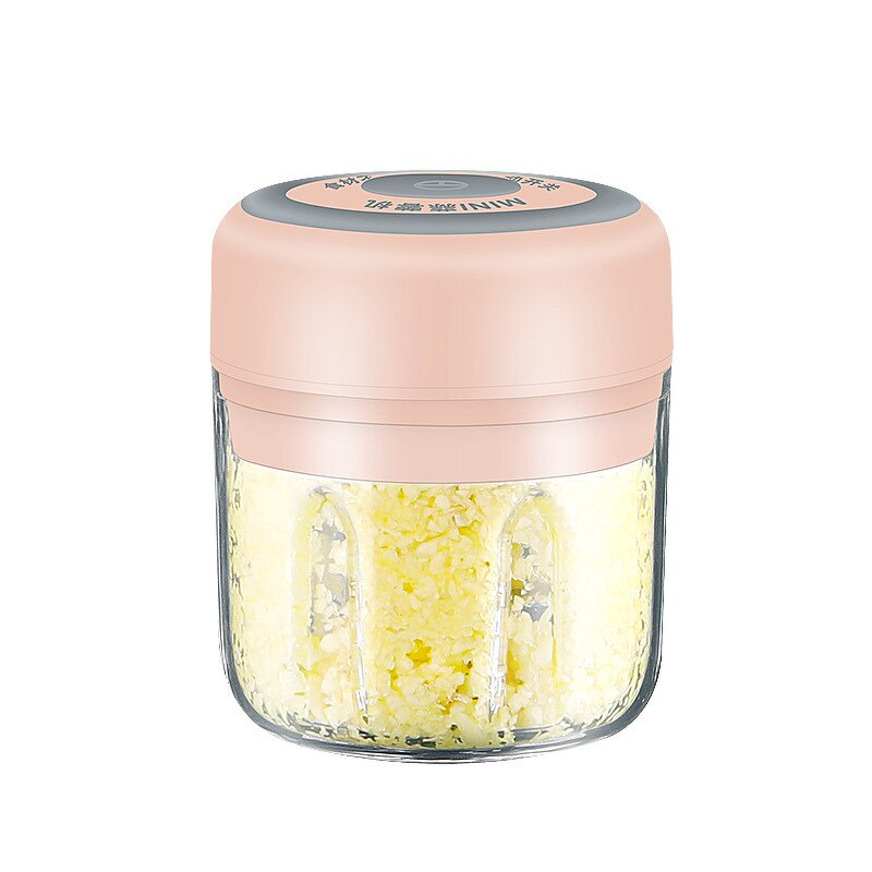 Electric Garlic Press Factory - OEM Kitchen Portable 100-250 ml Vegetable Chopper