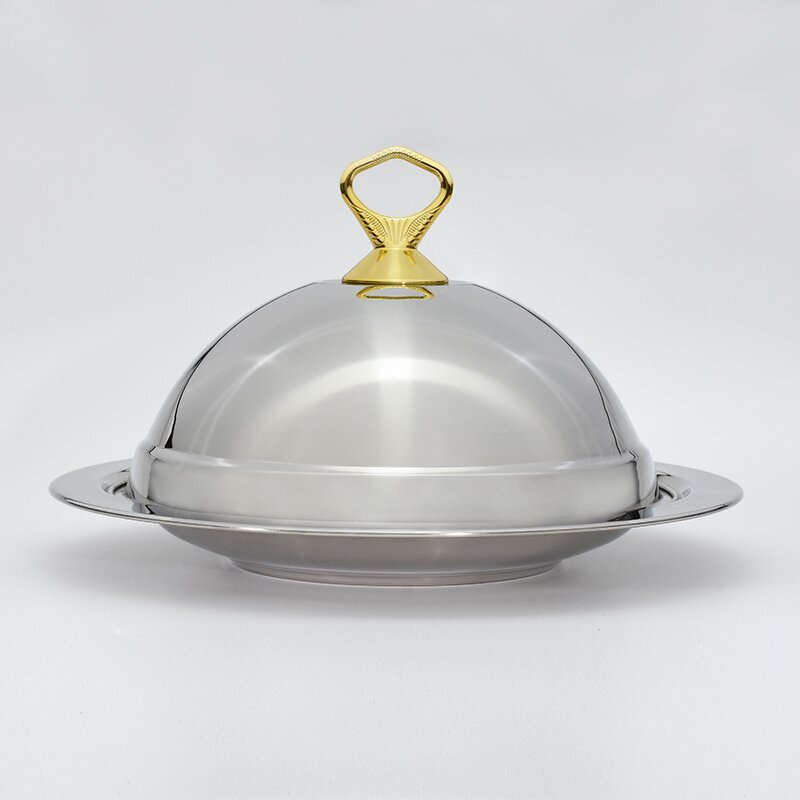 Stainless Steel Tray Factory - OEM Wholesale Luxury with Dome Cover