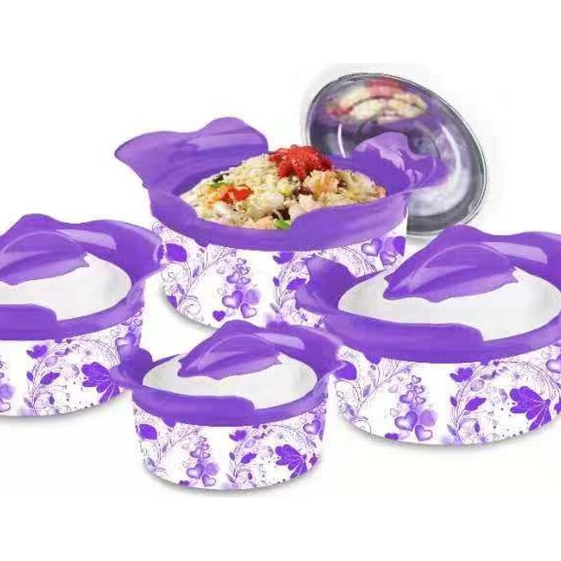 Casserole Hot Pot Set Manufacturer - OEM Stainless Steel 4pcs Set Multi Color with Handle