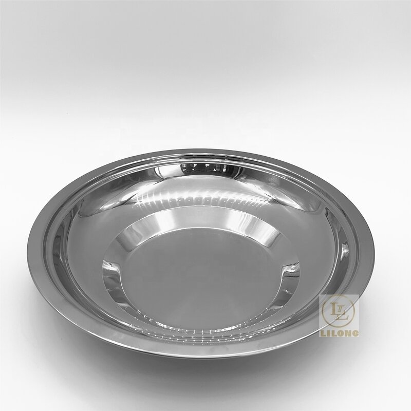 Dinner Plate Tray Manufacturer - OEM Hot Selling Stainless Steel Hotel Buffet