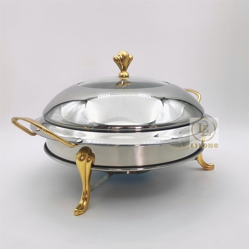 Small Chafing Dish Factory - OEM Stainless Steel Commercial with Handle Alcohol Stove