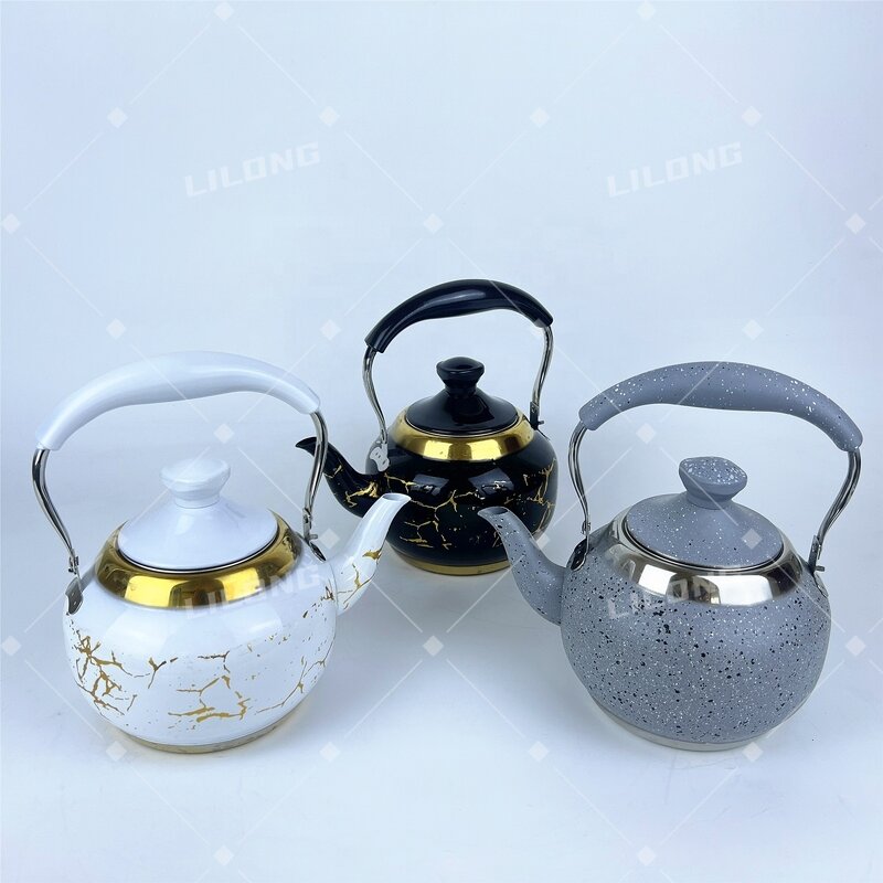 Marbling Teapot Factory - OEM High Quality Stainless Steel 1.0-2.0L with Filter