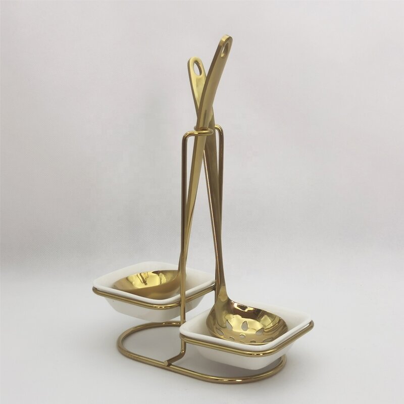 Multifunctional Storage Tool Manufacturer - OEM Upright Soup Ladle Holder Stainless Steel Rest