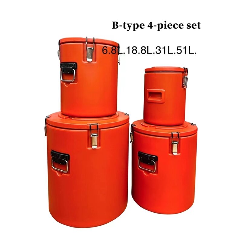 Insulated Thermal Barrel Factory - OEM High Quality Stainless Steel Storage Box Set