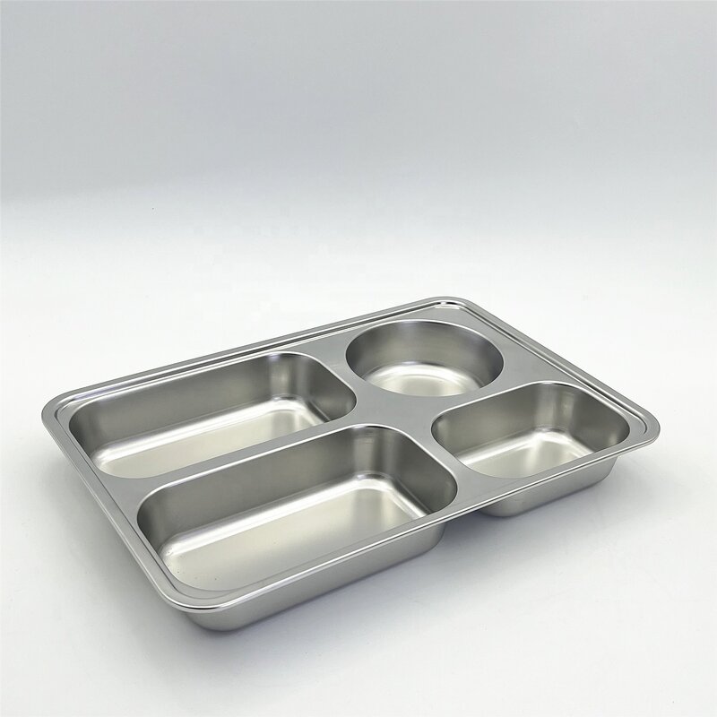 Divided Plates Manufacturer - OEM High Quality Stainless Steel for Adults Kids