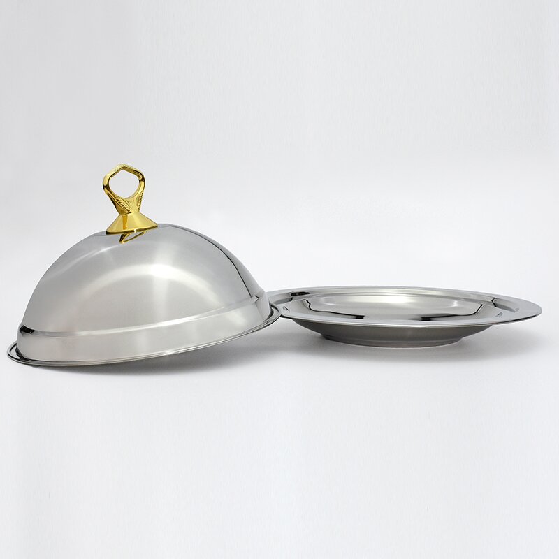Stainless Steel Tray Factory - OEM Wholesale Luxury with Dome Cover
