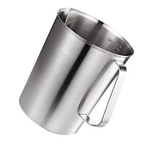 Measuring Cup Factory - OEM Hot Sale Stainless Steel Milk Frothing Pitcher with Marking