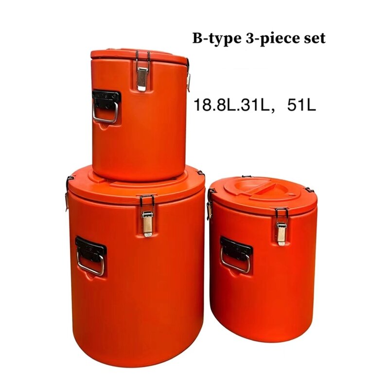 Insulated Thermal Barrel Factory - OEM High Quality Stainless Steel Storage Box Set