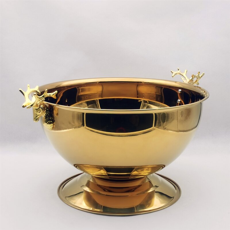 Red Wine Barrel Factory - OEM High Quality 13L Stainless Steel Deer Head European Style