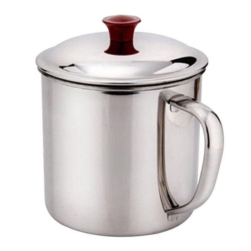 Metal Cup Manufacturer - OEM Cheap Price 9-12Cm Stainless Steel Water Tea with Lid