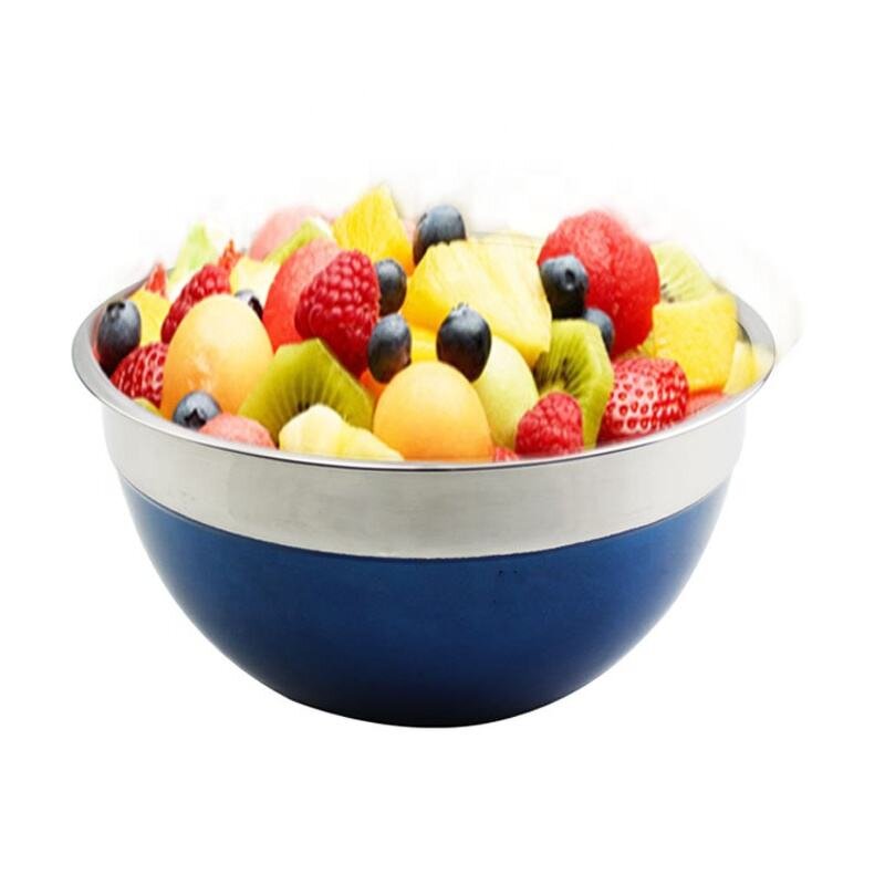 Salad Mixing Bowl Factory - OEM Hot Selling Stainless Steel Colorful Kitchenware