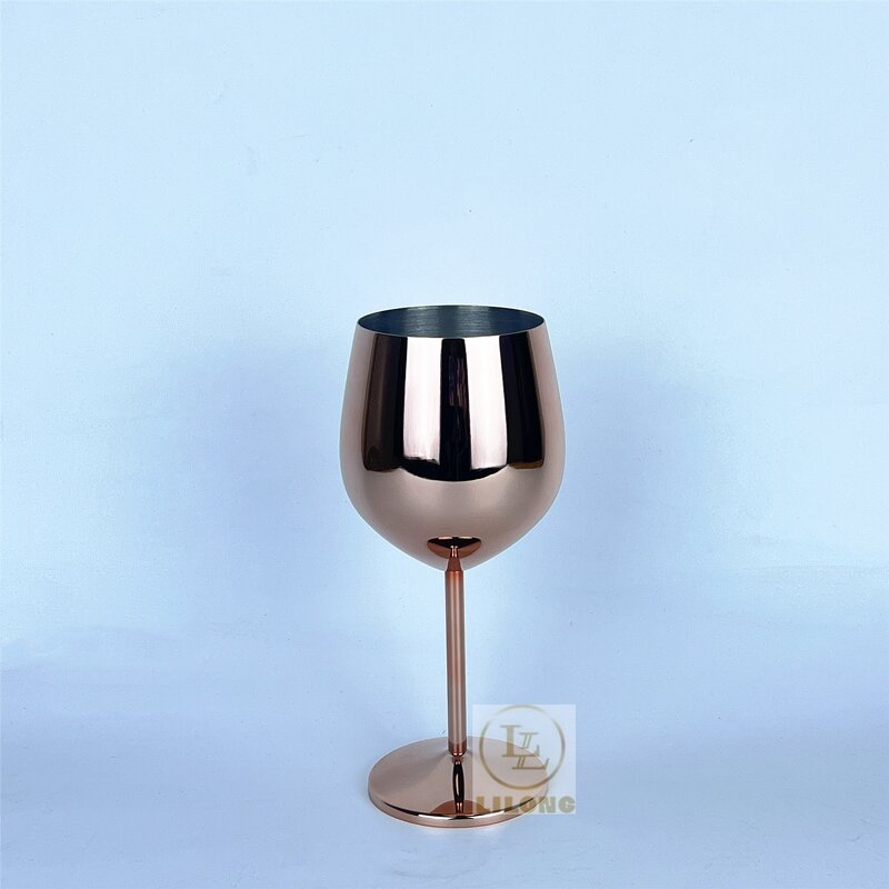 Wine Goblet Factory - OEM Luxury Durable Stainless Steel Red Wine Champagne Glass