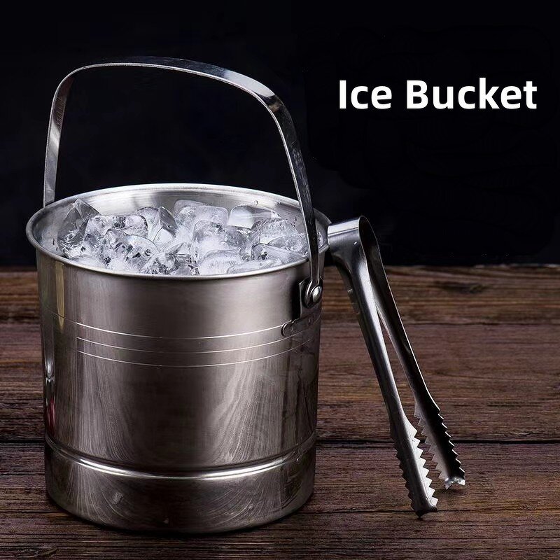 Wine Bucket Manufacturer - OEM Hot Sale Stainless Steel Barware 1.6 Liter Small