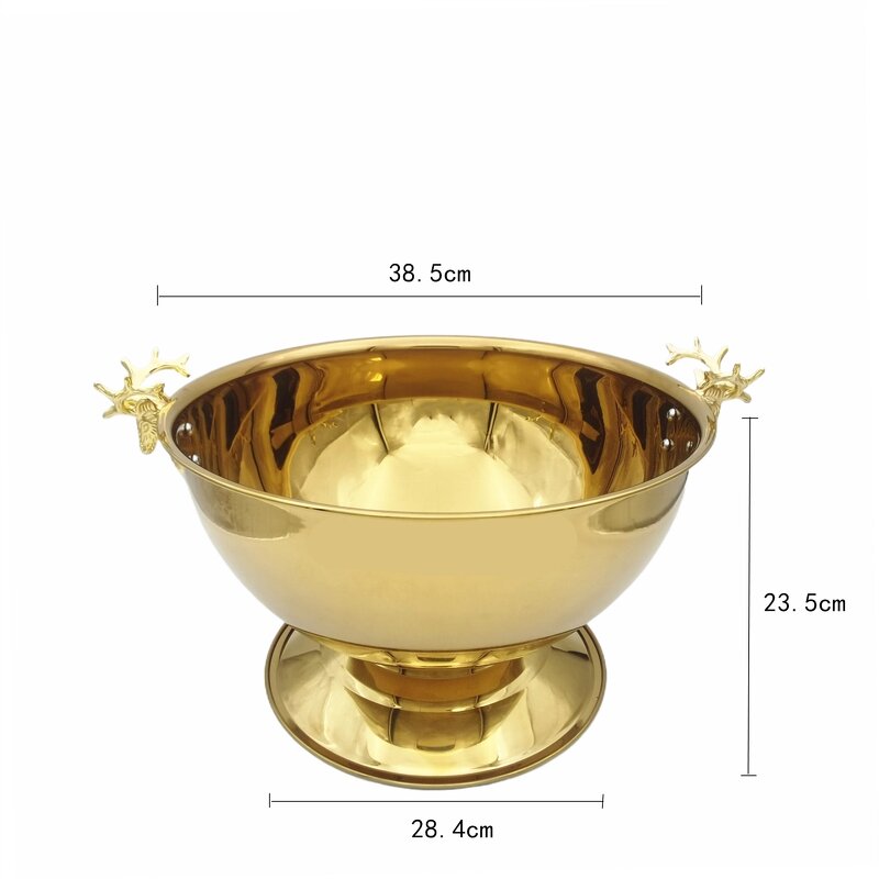 Red Wine Barrel Factory - OEM High Quality 13L Stainless Steel Deer Head European Style