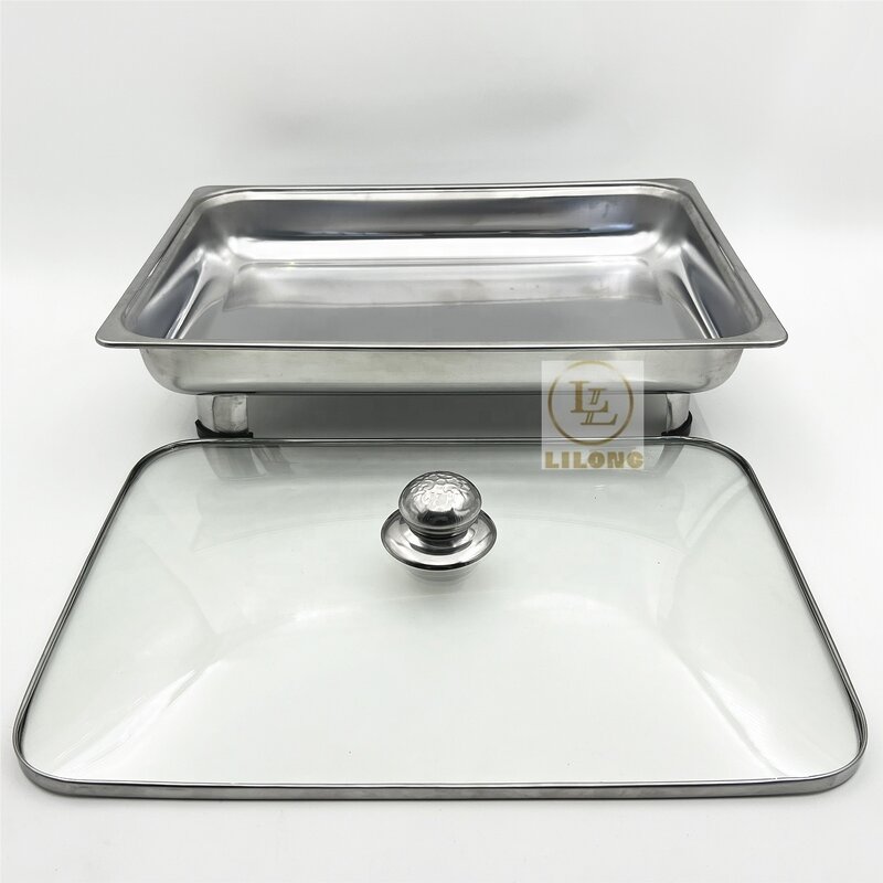 Chafing Dish Manufacturer - OEM Wholesale Big Size 4L Stainless Steel Buffet Equipment