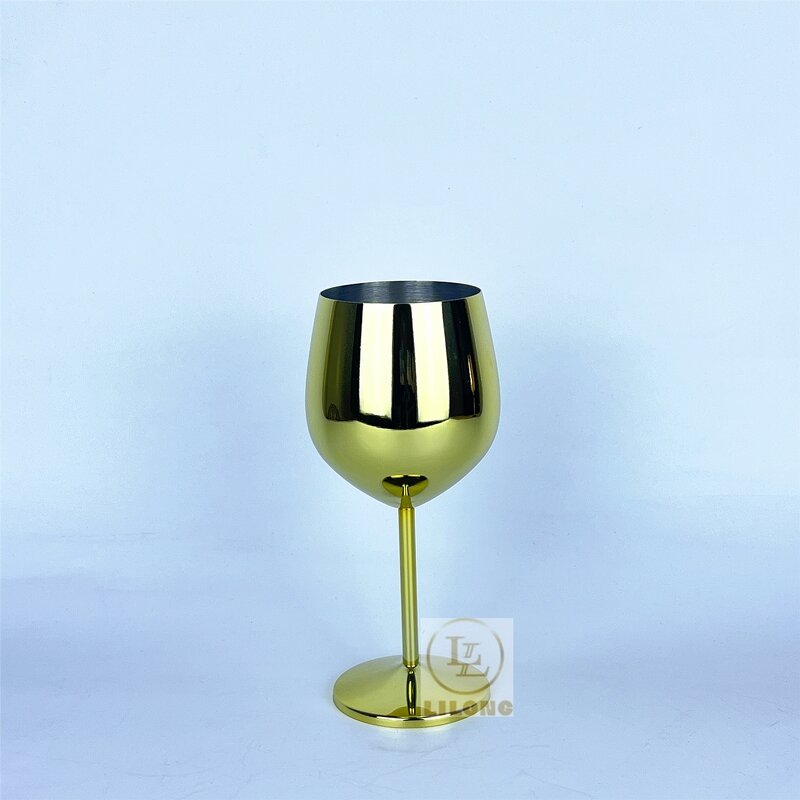 Wine Goblet Factory - OEM Luxury Durable Stainless Steel Red Wine Champagne Glass