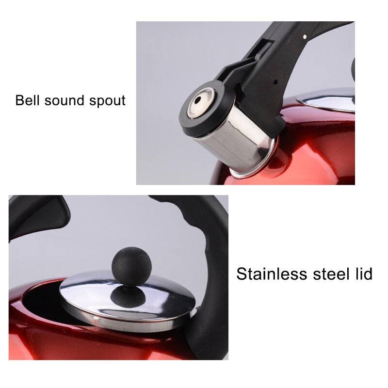 Water Kettle Manufacturer - OEM High Quality Stainless Steel 3L Whistling Tea Pot