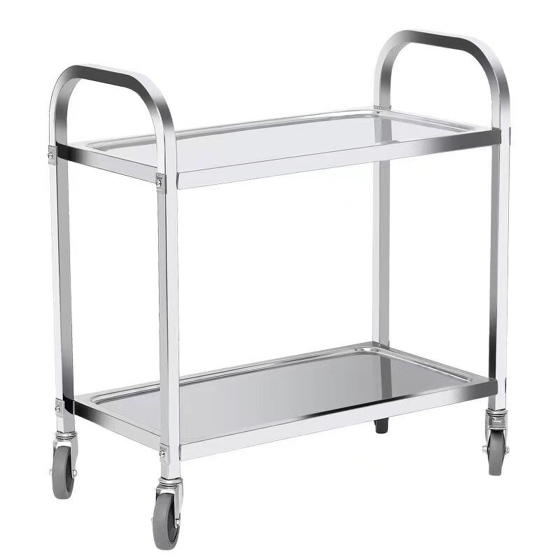 Folding Work Table Factory - OEM Commercial Kitchen Equipment Stainless Steel 2 Layers