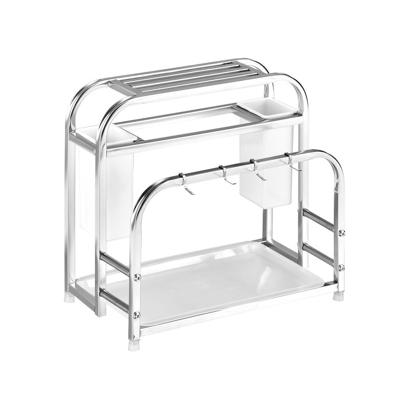 Kitchen Utensil Rack Factory - OEM Hot Selling Stainless Steel Knife Fork Display Racks