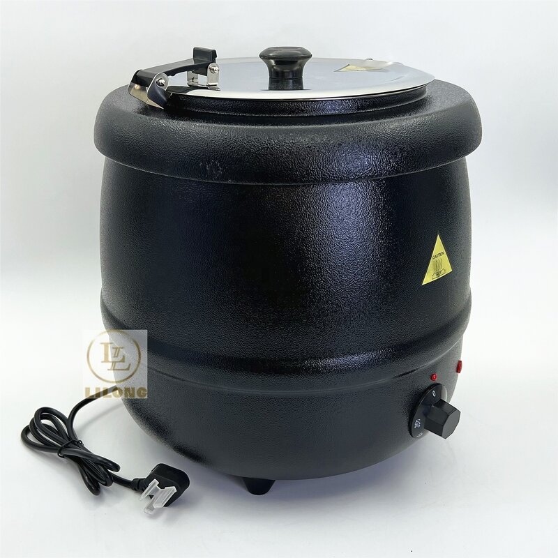 Electric Soup Warmer Manufacturer - OEM Hot Selling 10L Stainless Steel Commercial Round
