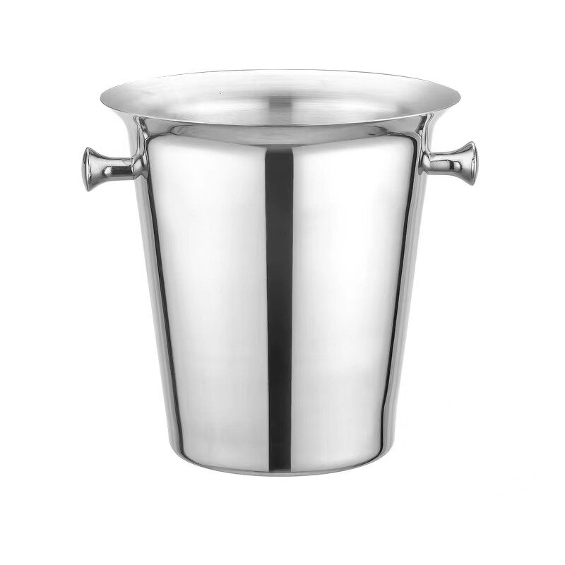 Gold Ice Bucket Manufacturer - OEM Stainless Steel Color with Double Ear Luxury