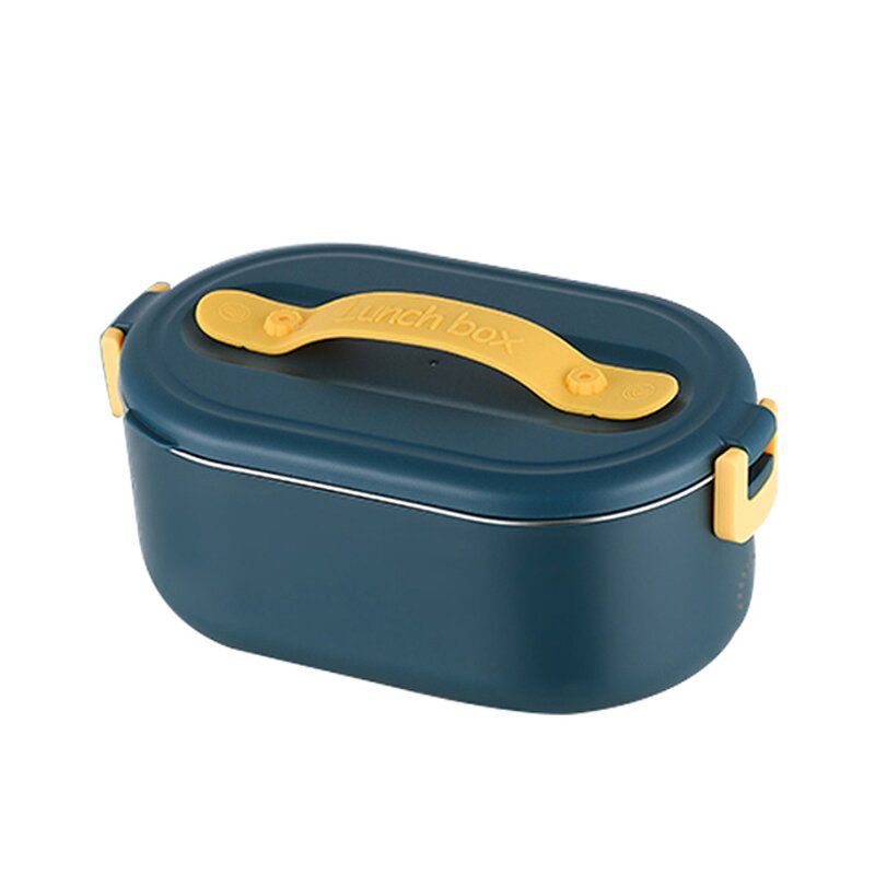 Electric Lunch Box Manufacturer - OEM Portable Heated Stainless Steel 2 Compartments Food Grade