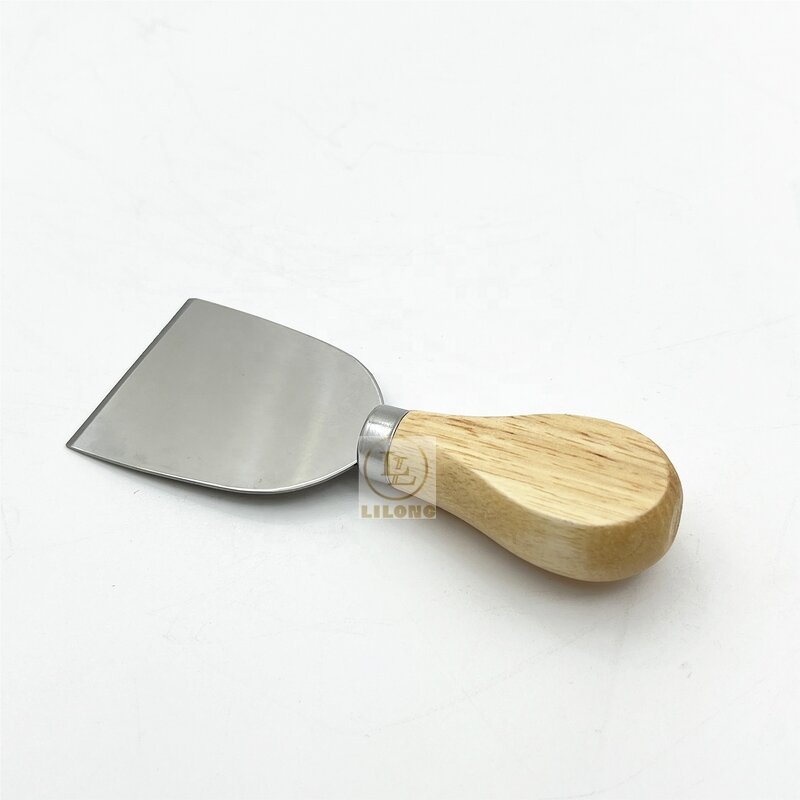 Cheese Tools Set Factory - OEM Hot Selling Stainless Steel Fork Spatula Bamboo Handle