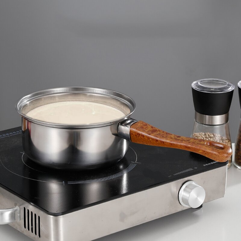 Cookware Set Manufacturer - OEM Hot Sale Stainless Steel with Brown Bakelite