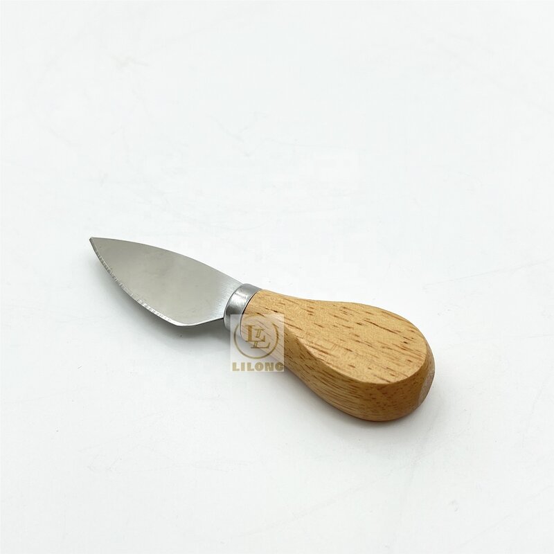Cheese Tools Set Factory - OEM Hot Selling Stainless Steel Fork Spatula Bamboo Handle