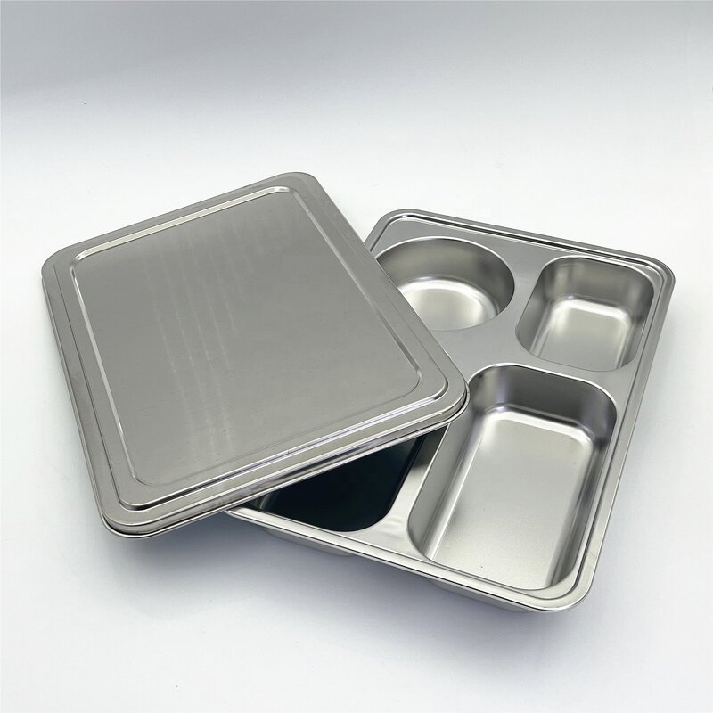 Divided Plates Manufacturer - OEM High Quality Stainless Steel for Adults Kids