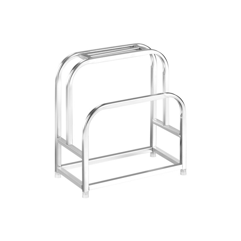 Kitchen Utensil Rack Factory - OEM Hot Selling Stainless Steel Knife Fork Display Racks