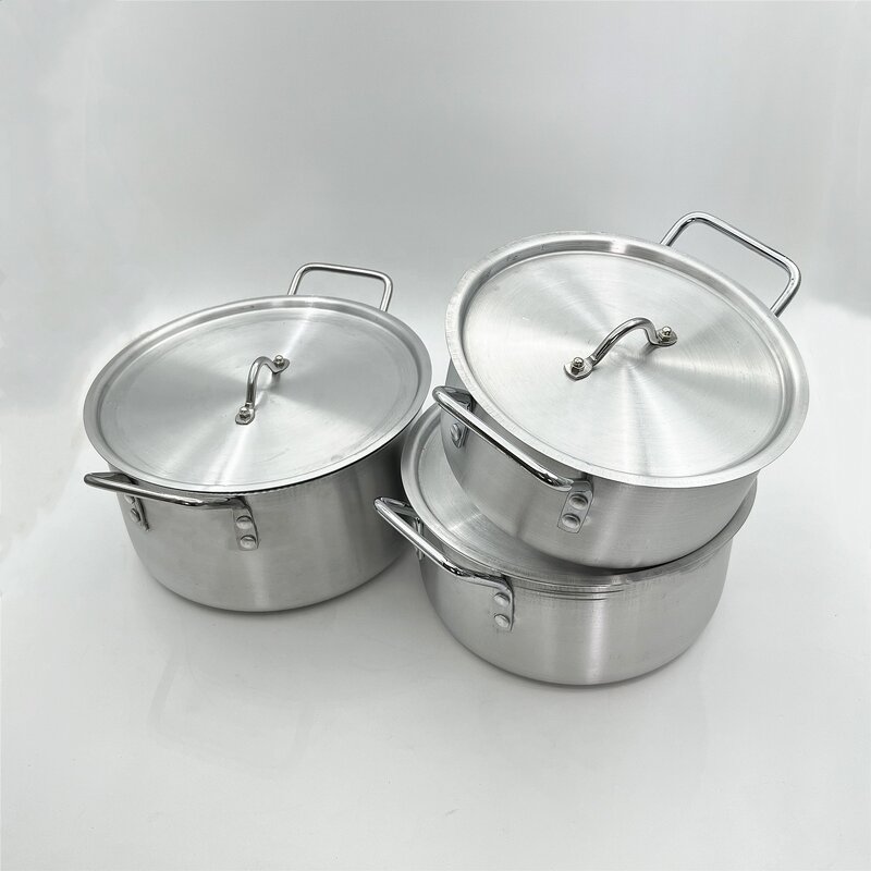 Aluminium Cookware Set Manufacturer - OEM New Arrival 7 Pcs Different Weight Cooking Pot
