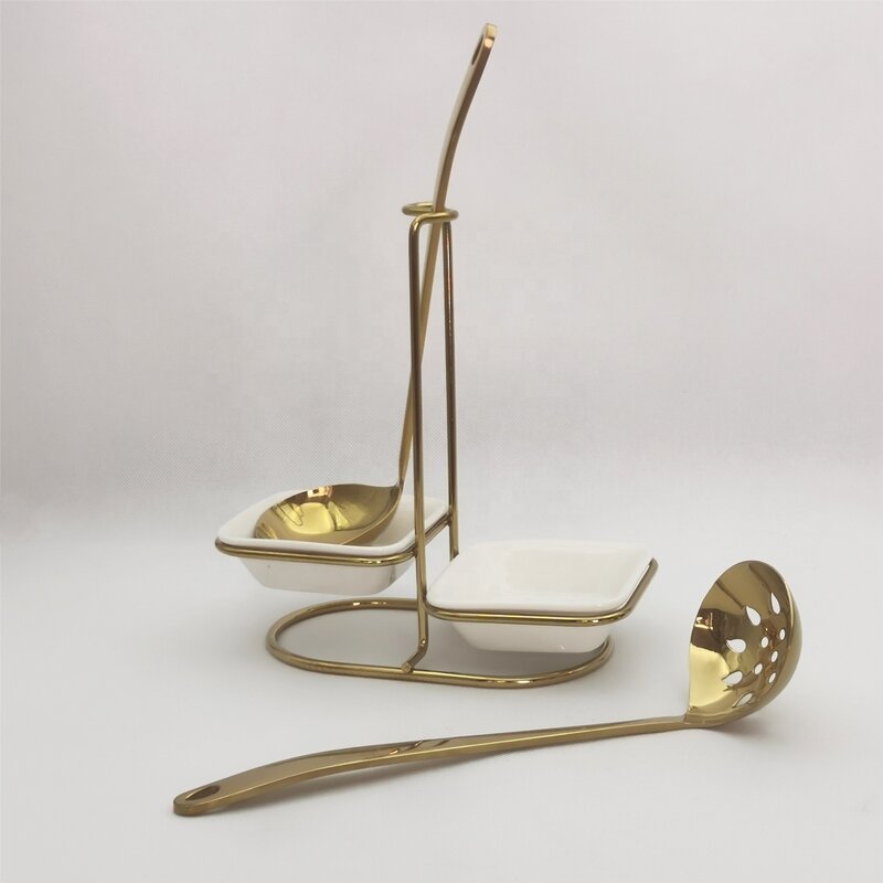 Multifunctional Storage Tool Manufacturer - OEM Upright Soup Ladle Holder Stainless Steel Rest