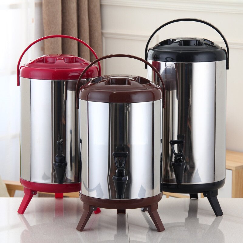 Heat Preservation Bucket Manufacturer - OEM Hot Selling Stainless Steel 201 Thermos Milk Tea